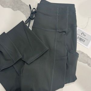 Sage pocket draw string luxe